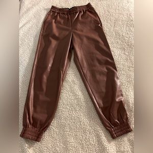 Aritzia Babaton Zedel XS Leather Jogger